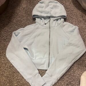 Lululemon cropped zip up scuba
